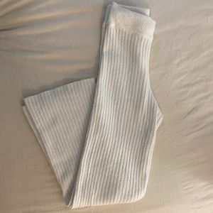 White H&M knit pants